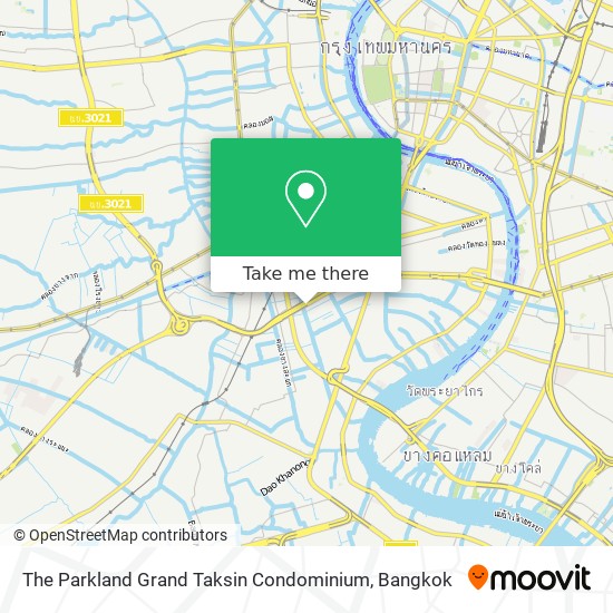 The Parkland Grand Taksin Condominium map