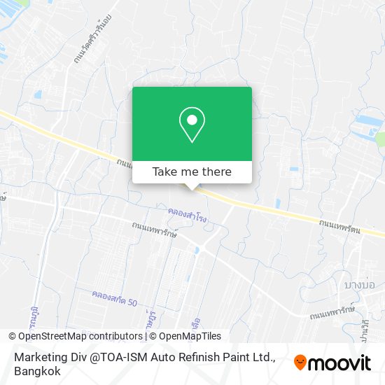 Marketing Div @TOA-ISM Auto Refinish Paint Ltd. map