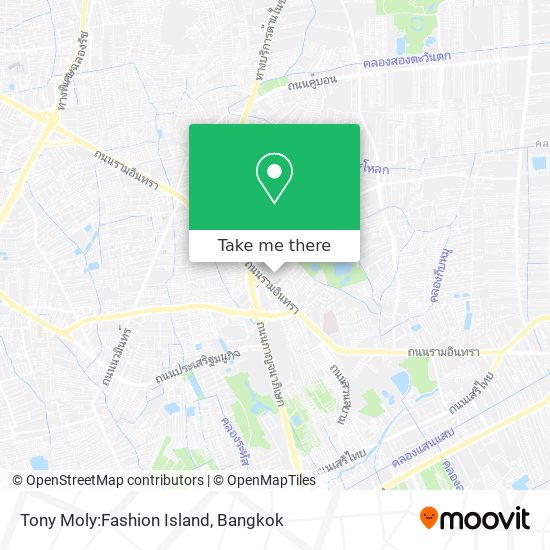 Tony Moly:Fashion Island map