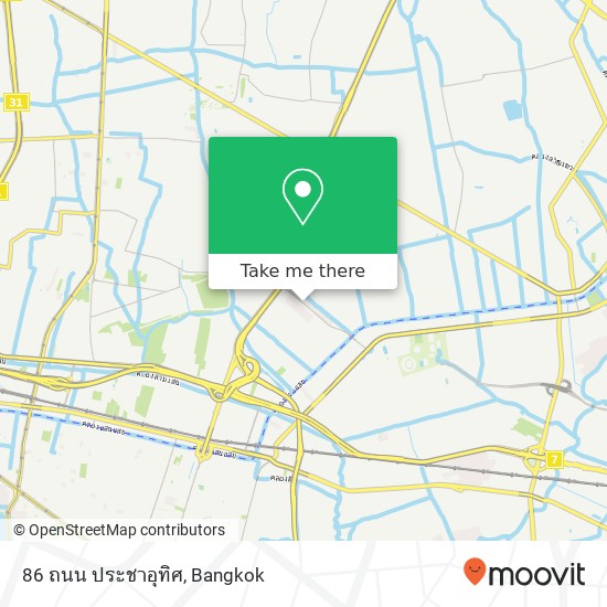 86 ถนน ประชาอุทิศ map