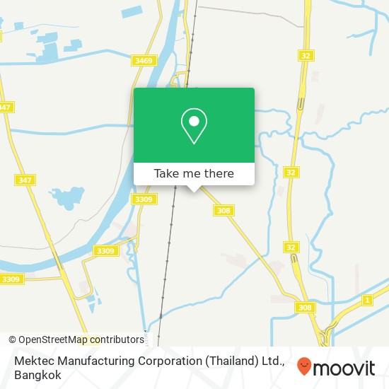 Mektec Manufacturing Corporation (Thailand) Ltd. map