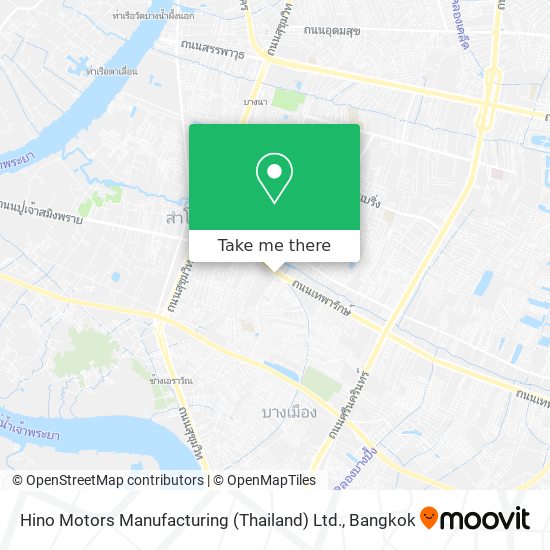 Hino Motors Manufacturing (Thailand) Ltd. map