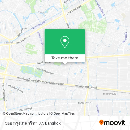 ซอย กรุงเทพกรีฑา 37 map