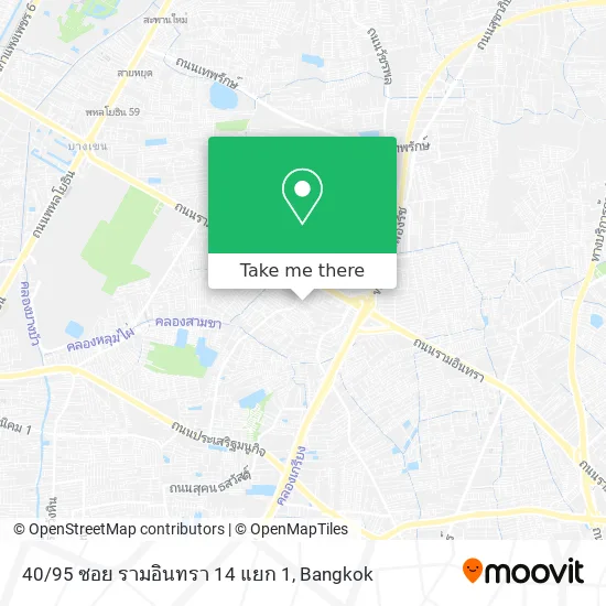 40/95 ซอย รามอินทรา 14 แยก 1 map