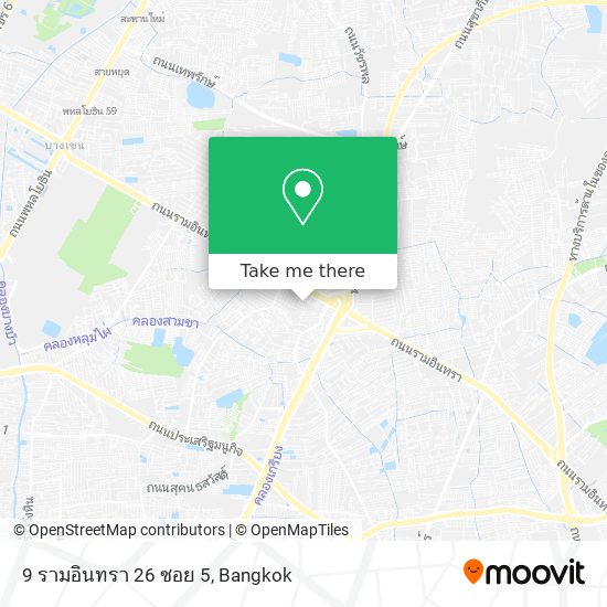 9 รามอินทรา 26 ซอย 5 map