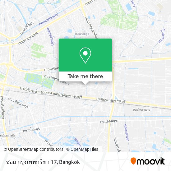 ซอย กรุงเทพกรีฑา 17 map