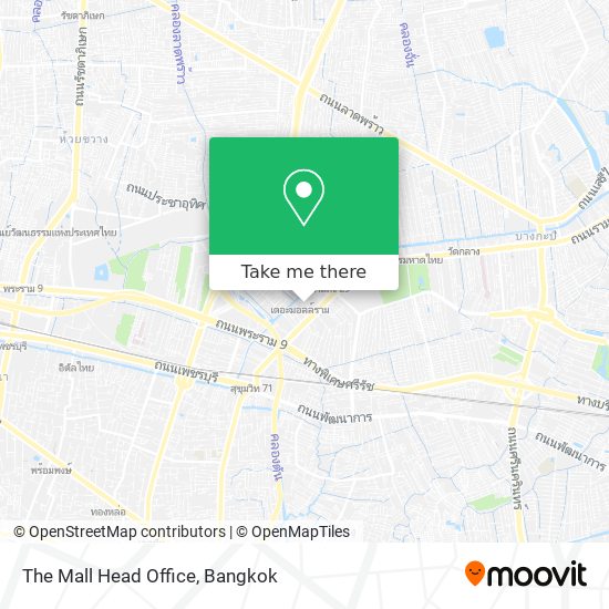 The Mall Head Office map