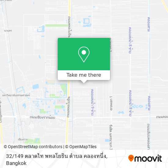 32 / 149 ตลาดไท พหลโยธิน ตำบล คลองหนึ่ง map