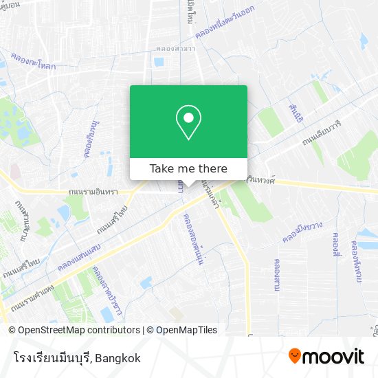 โรงเรียนมีนบุรี map