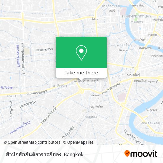 สำนักสักยันต์อาจารย์ทอง map