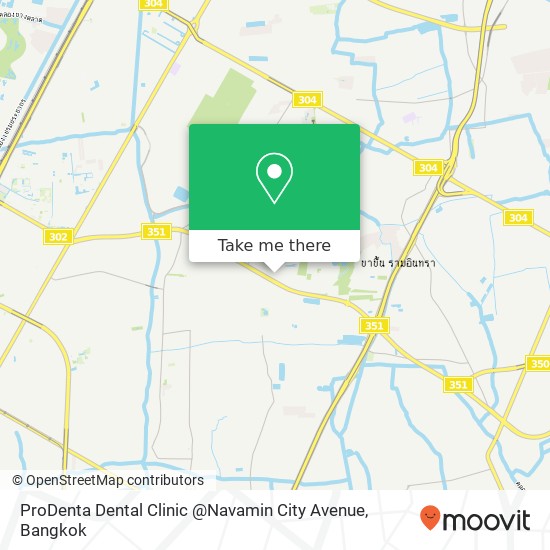 ProDenta Dental Clinic @Navamin City Avenue map