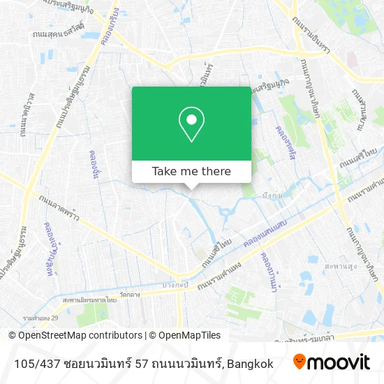 105 / 437 ซอยนวมินทร์ 57 ถนนนวมินทร์ map