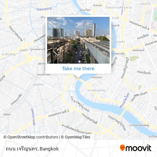 ถนน เจริญนคร map