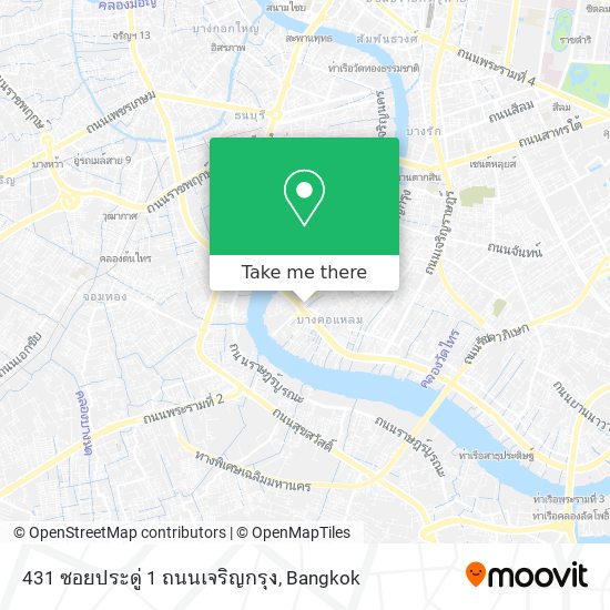 431 ซอยประดู่ 1 ถนนเจริญกรุง map