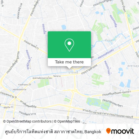 ศูนย์บริการโลหิตแห่งชาติ สภากาชาดไทย map