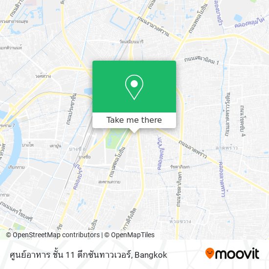 ศูนย์อาหาร ชั้น 11 ตึกซันทาวเวอร์ map