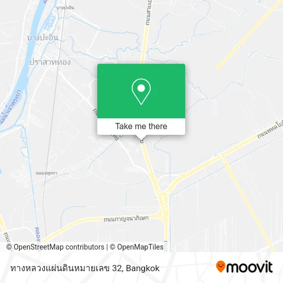 ทางหลวงแผ่นดินหมายเลข 32 map
