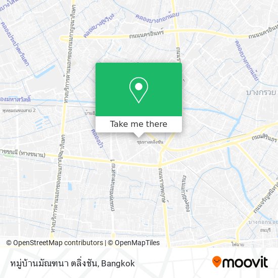 หมู่บ้านมัณฑนา ตลิ่งชัน map