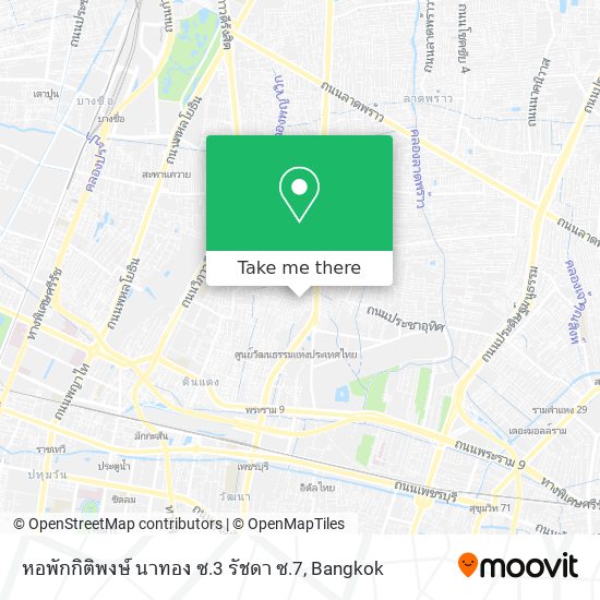 หอพักกิติพงษ์ นาทอง ซ.3 รัชดา ซ.7 map