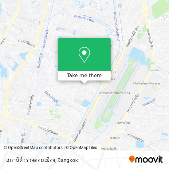 สถานีตำรวจดอนเมือง map