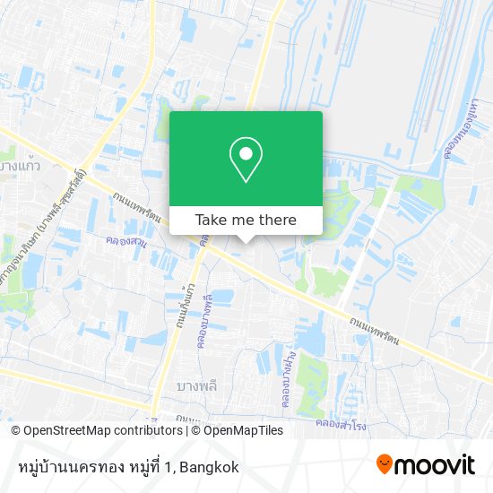 หมู่บ้านนครทอง หมู่ที่ 1 map