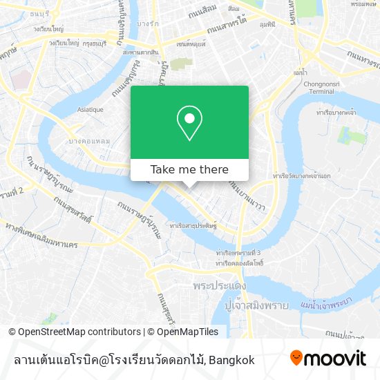 ลานเต้นแอโรบิค@โรงเรียนวัดดอกไม้ map