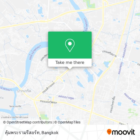 คุ้มพระรามรีสอร์ท map