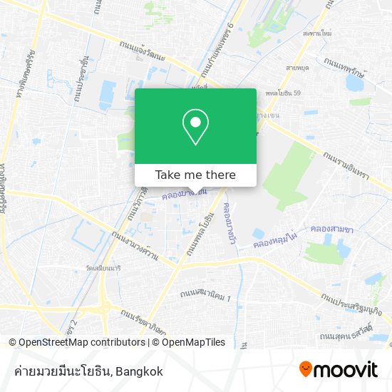 ค่ายมวยมีนะโยธิน map