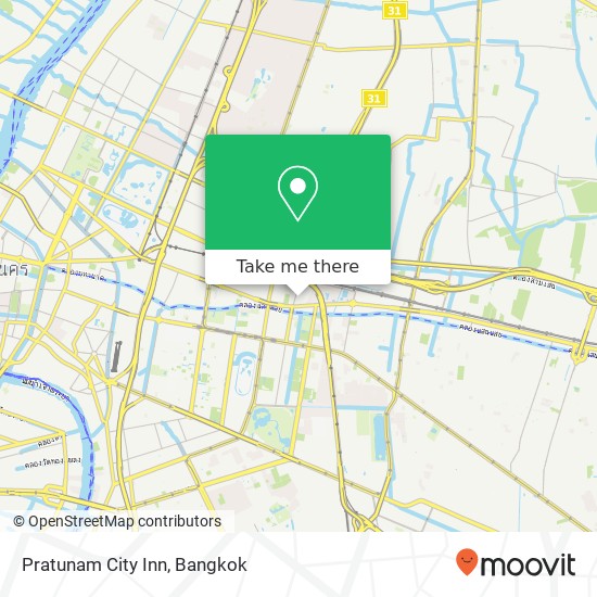Pratunam City Inn map