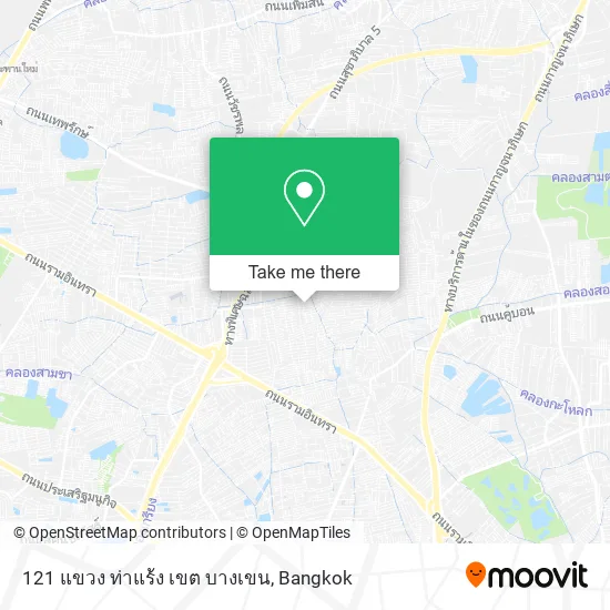 121 แขวง ท่าแร้ง เขต บางเขน map