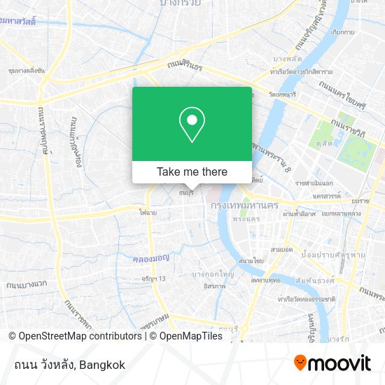 ถนน วังหลัง map
