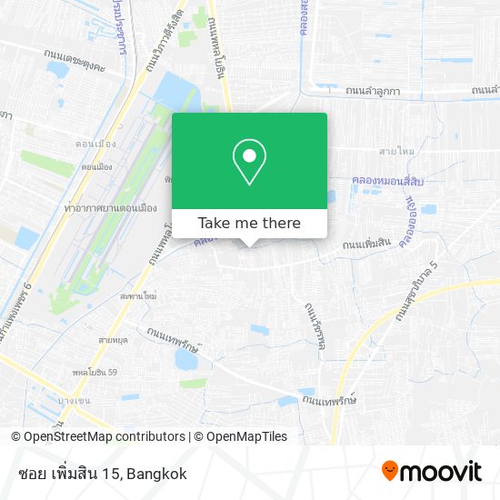 ซอย เพิ่มสิน 15 map