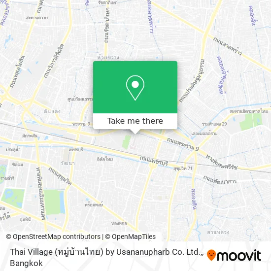 Thai Village (หมู่บ้านไทย) by Usananupharb Co. Ltd., map