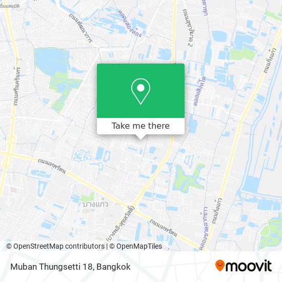 Muban Thungsetti 18 map