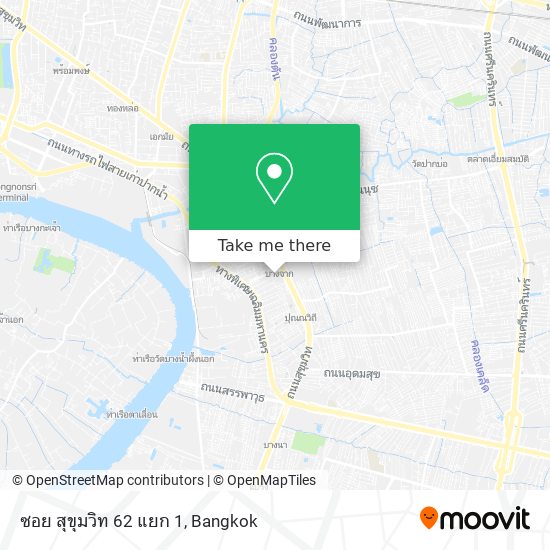 ซอย สุขุมวิท 62 แยก 1 map