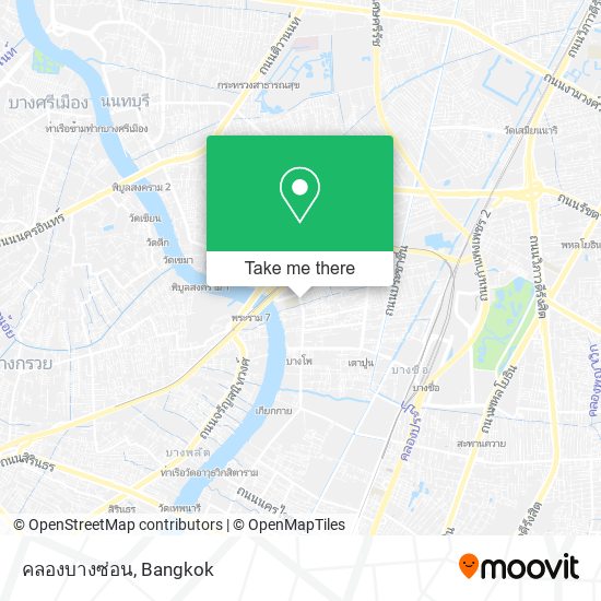 คลองบางซ่อน map