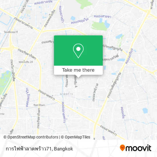 การไฟฟ้าลาดพร้าว71 map
