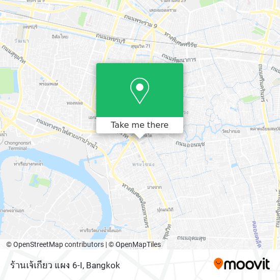 ร้านเจ้เกียว แผง 6-I map