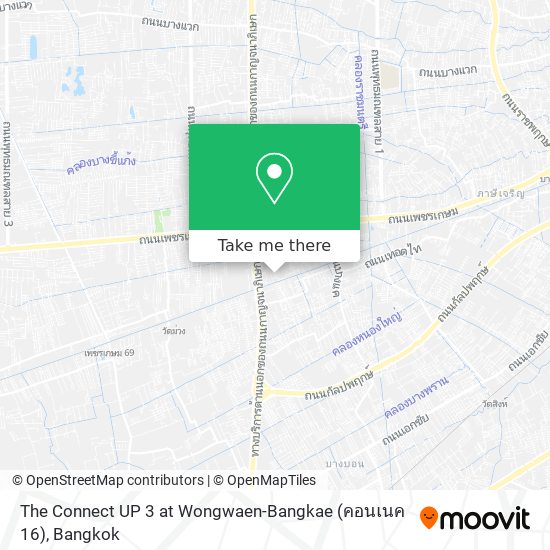 The Connect UP 3 at Wongwaen-Bangkae (คอนเนค 16) map