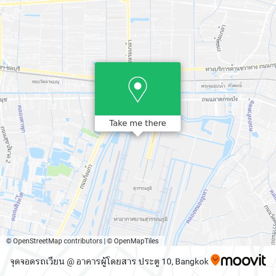 จุดจอดรถเวียน @ อาคารผู้โดยสาร ประตู 10 map