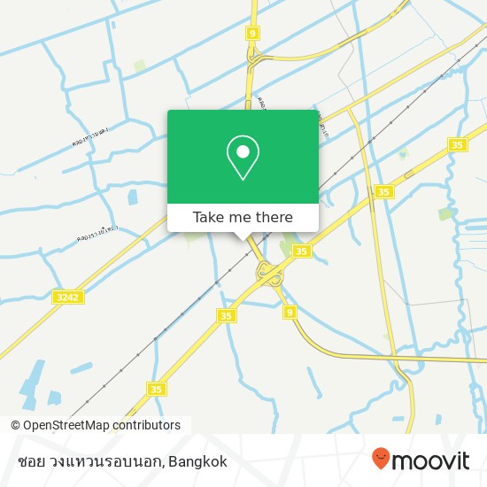 ซอย วงแหวนรอบนอก map