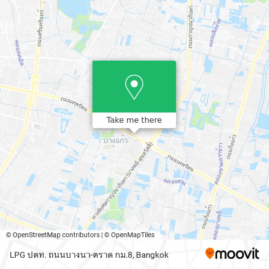 LPG ปตท. ถนนบางนา-ตราด กม.8 map