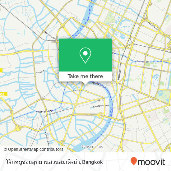 โจ้กหมูซอยอุทยานสวนสมเด็จย่า map