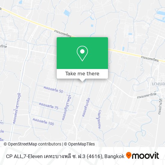 CP ALL,7-Eleven เคหะบางพลี ซ. ฝ.3 (4616) map