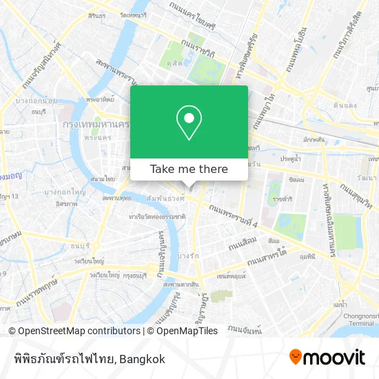 พิพิธภัณฑ์รถไฟไทย map