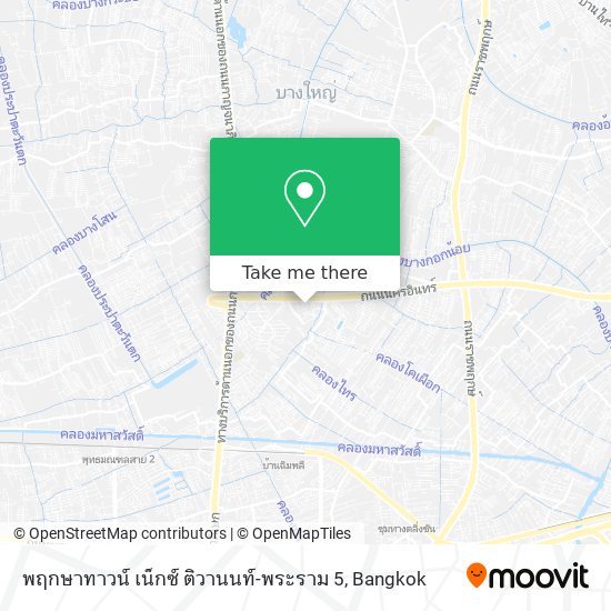 พฤกษาทาวน์ เน็กซ์ ติวานนท์-พระราม 5 map