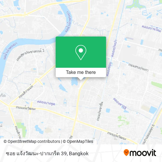 ซอย แจ้งวัฒนะ-ปากเกร็ด 39 map