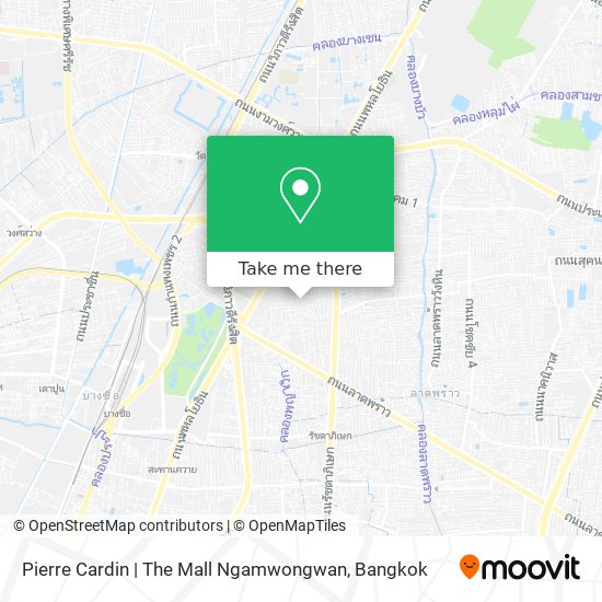 Pierre Cardin | The Mall Ngamwongwan map