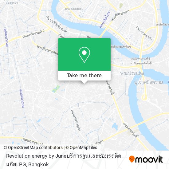 Revolution energy by Juneบริการจูนและซ่อมรถติดแก๊สLPG map