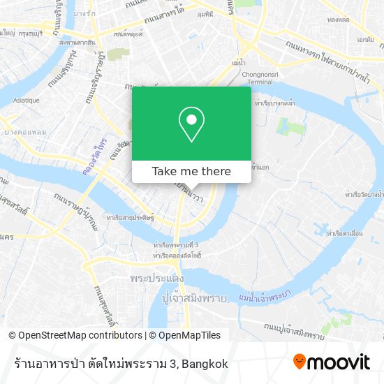 ร้านอาหารป่า ตัดใหม่พระราม 3 map